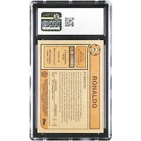 Ronaldo Inter Milan 2025 Topps Living Set #826, carte authentifiée CGC (lot de 10).