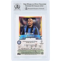 Ronaldo Inter Milan Autographié 2022-23 Topps Finest Flashbacks UEFA #55 Beckett Fanatics Witnessed Authenticated Auto 10 Card