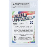 Ronaldo Inter Milan 2023-24 Topps Finest UEFA Prized Footballers #PF-19 Beckett Fanatics Witnessed Authenticed Card