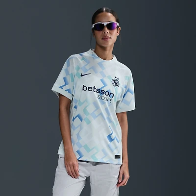 Women's Nike Aqua Inter Milan 2025/26 Away Replica Jersey