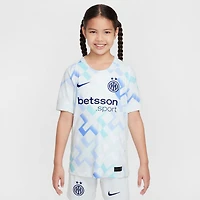 Youth Nike Aqua Inter Milan 2025/26 Away Replica Jersey