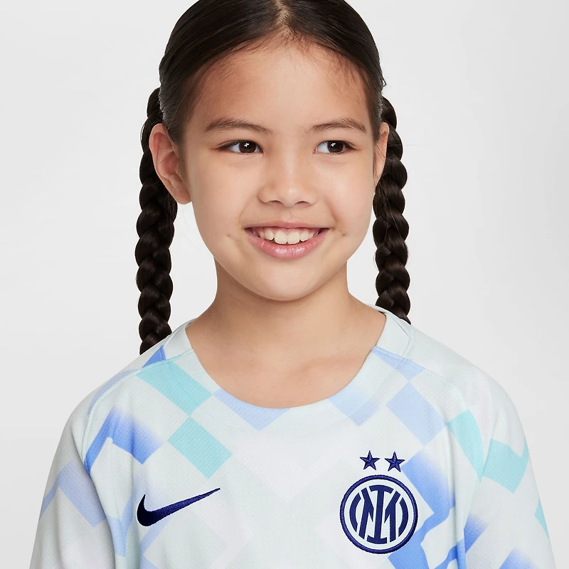 Youth Nike Aqua Inter Milan 2025/26 Away Replica Jersey