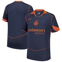 Maillot Nike bleu Inter Milan 2025/26 troisième réplique pour enfant