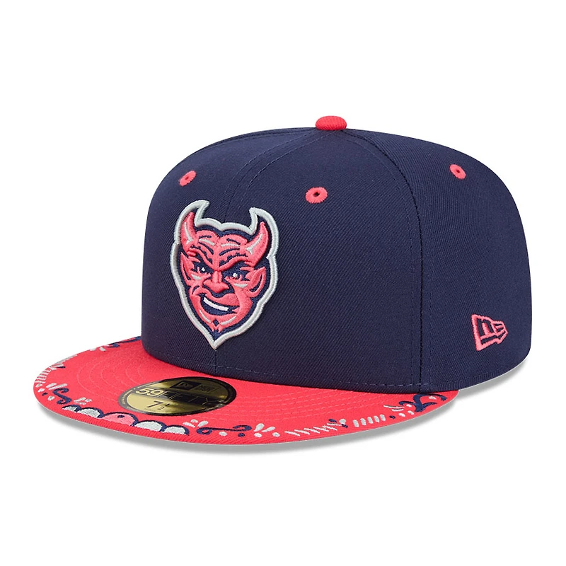 Casquette ajustée New Era 59FIFTY pour homme, bleu marine/rouge, Iowa Cubs 2026 Copa De La Diversion
