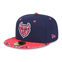 Casquette ajustée New Era 59FIFTY pour homme, bleu marine/rouge, Iowa Cubs 2026 Copa De La Diversion