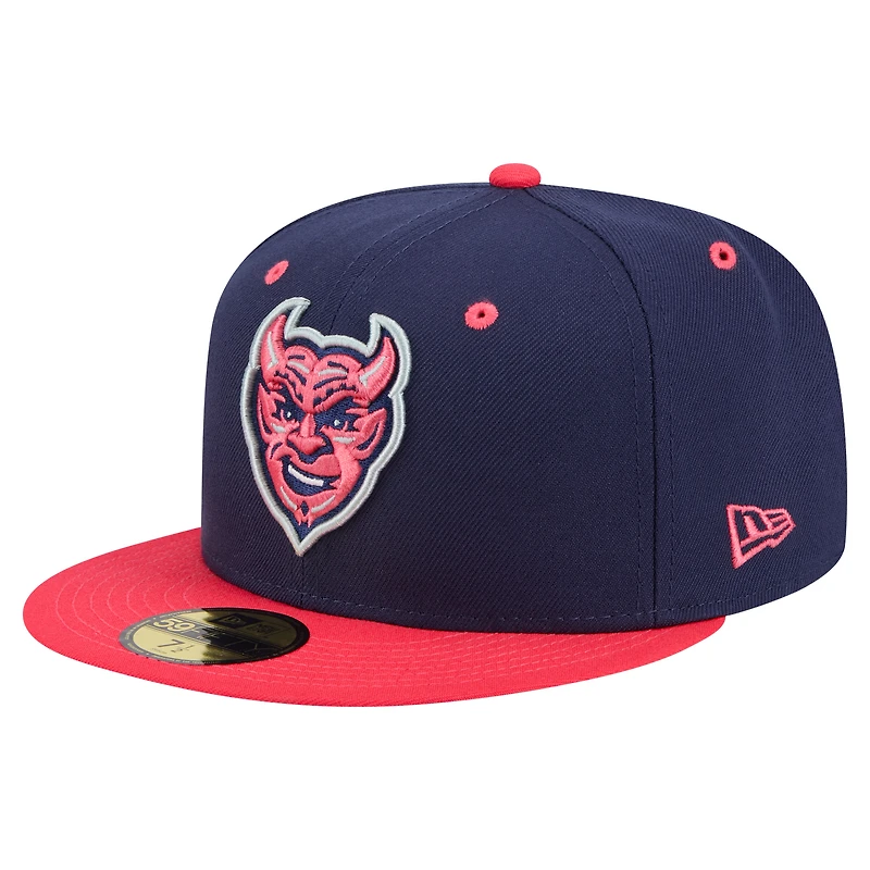 Men's New Era Navy Iowa Cubs Copa de la Diversión 59FIFTY Fitted Hat