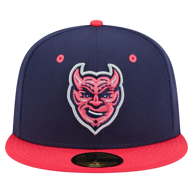 Men's New Era Navy Iowa Cubs Copa de la Diversión 59FIFTY Fitted Hat