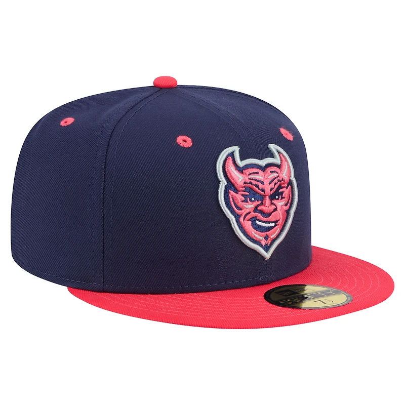Men's New Era Navy Iowa Cubs Copa de la Diversión 59FIFTY Fitted Hat