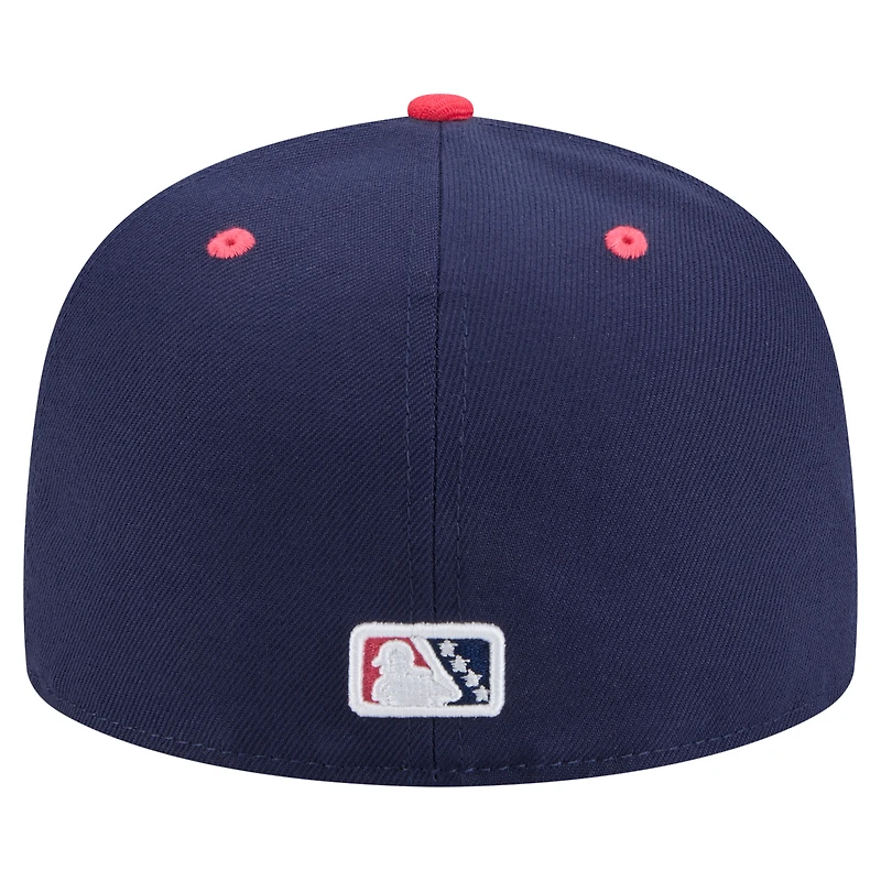 Men's New Era Navy Iowa Cubs Copa de la Diversión 59FIFTY Fitted Hat