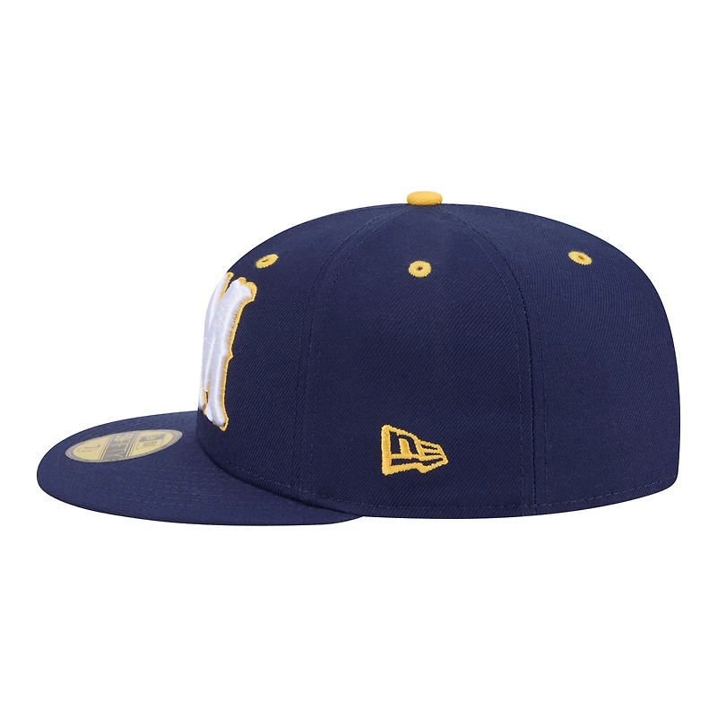 Men's New Era Navy Iowa Cubs Minor League Theme Nights 59FIFTY Fitted Hat