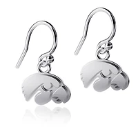 Dayna Designs Iowa Hawkeyes Boucles d'oreilles pendantes en argent