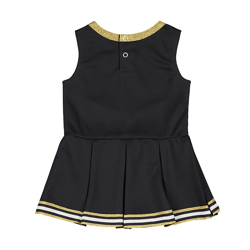 Robe de cheerleading noire pour filles du Colosseum Iowa Hawkeyes Lollipop Park