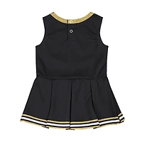 Robe de cheerleading noire pour filles du Colosseum Iowa Hawkeyes Lollipop Park