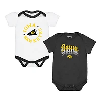 Girls Infant Garb Iowa Hawkeyes Tonya Bodysuit 2-Pack