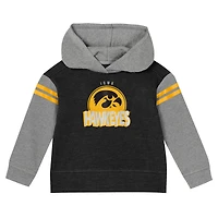 Girls Preschool Black Iowa Hawkeyes Clubhouse Pullover Hoodie & Legging Set