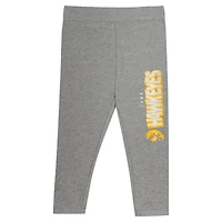 Girls Preschool Black Iowa Hawkeyes Clubhouse Pullover Hoodie & Legging Set