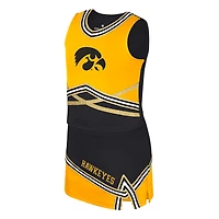 Girls Youth Colosseum Black Iowa Hawkeyes Lollipop Park Cheer Two-Piece Set