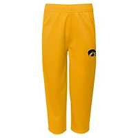 Infant Black Iowa Hawkeyes Two-Piece Red Zone Jersey & Pants Set
