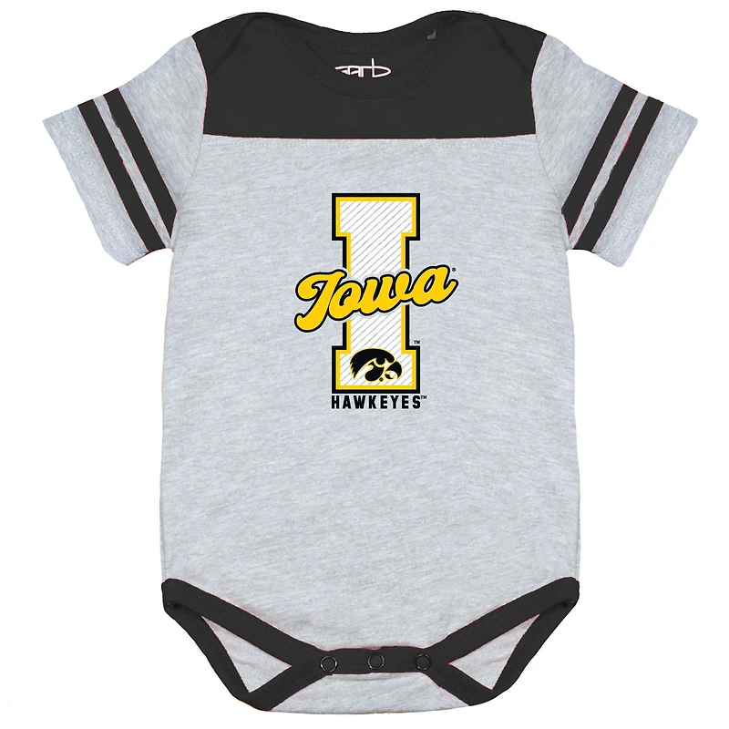 Infant Garb Black Iowa Hawkeyes Thomas Bodysuit