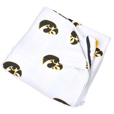 Infant Three Little Anchors Iowa Hawkeyes 47" x 47" Muslin 4-Layer Blanket