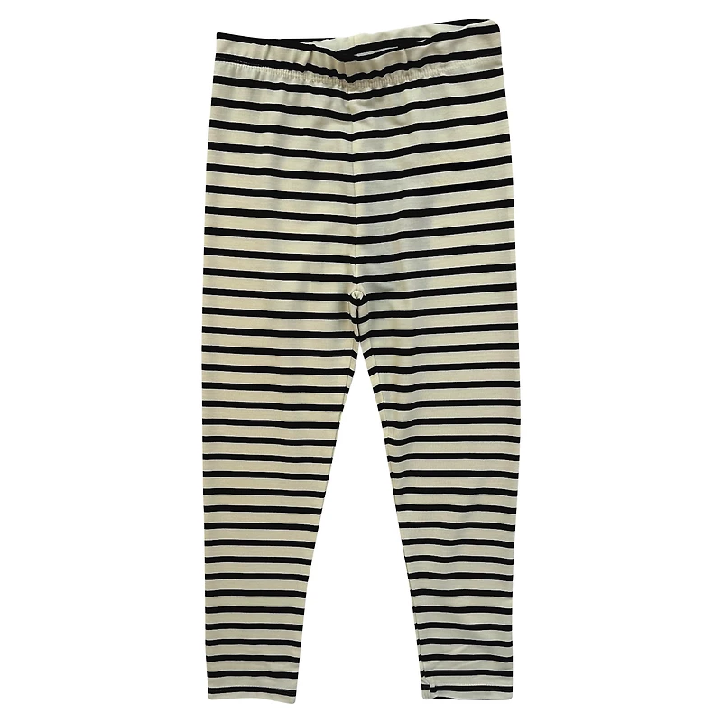 Infant Wes & Willy  Iowa Hawkeyes Long Sleeve Top and Striped Tri-Blend Leggings Set