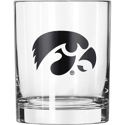 Iowa Hawkeyes 14oz. Verre à roches pour le jour du match