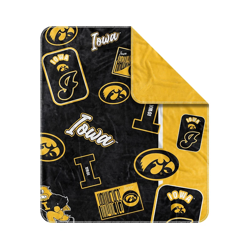 Couverture Dream Weave 50" x 60" des Iowa Hawkeyes