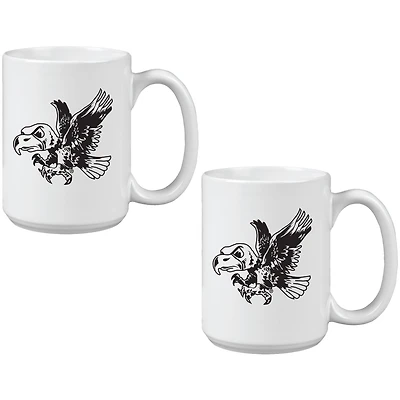 Iowa Hawkeyes Vintage Sketch 15oz 2-Pack Mug Set