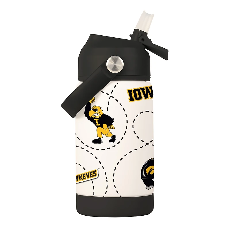 Logo Brands Iowa Hawkeyes 12oz. Mascot Bottle