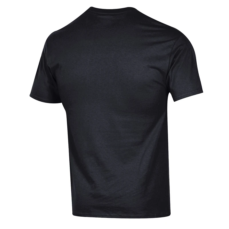 Men's Champion  Black Iowa Hawkeyes Arched Logo T-Shirt