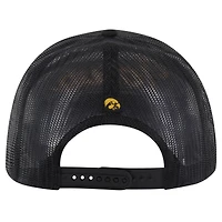 Men's '47 Black Iowa Hawkeyes Garner Trucker Adjustable Hat