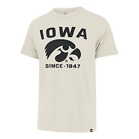 Men's '47 Cream Iowa Hawkeyes Side Arm Franklin T-Shirt