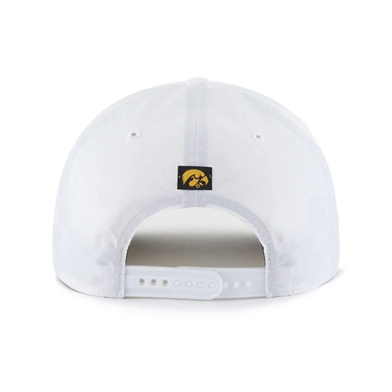 Men's '47 White Iowa Hawkeyes Condor Hitch brrr° Adjustable Hat