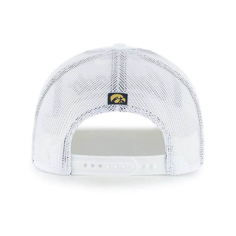 Casquette ajustable Garner Rope Trucker blanche Iowa Hawkeyes '47 pour homme