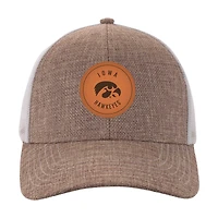 Men's Ahead Tan/White Iowa Hawkeyes Pregame Adjustable Hat