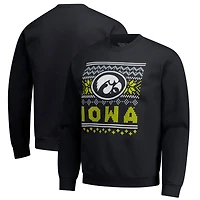Sweat-shirt polaire noir pour homme Iowa Hawkeyes, édition spéciale fêtes