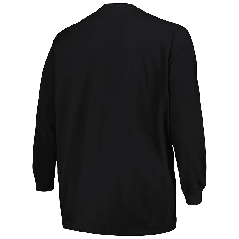 T-shirt noir à manches longues Champion Iowa Hawkeyes Big & Tall Arch pour hommes