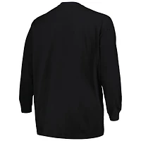 T-shirt noir à manches longues Champion Iowa Hawkeyes Big & Tall Arch pour hommes