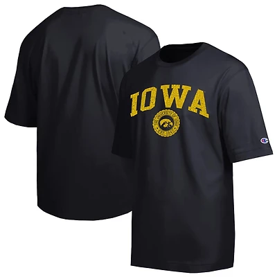 Men's Champion  Black Iowa Hawkeyes Scholar All-Star T-Shirt