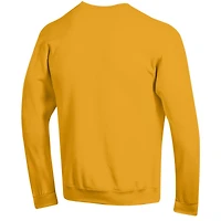 Men's Champion  Gold Iowa Hawkeyes Basic Arch Fleece Pullover Sweatshirt
