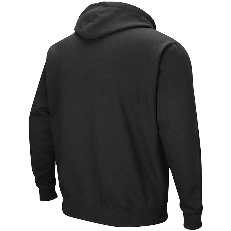 Men's Colosseum Black Iowa Hawkeyes Big & Tall Arch Logo 2.0 Pullover Hoodie