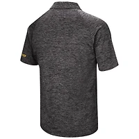 Colosseum Iowa Hawkeyes Big & Tall Down Swing Polo Homme Noir
