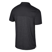Men's Colosseum Black Iowa Hawkeyes Big & Tall Langmore Polo