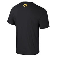 T-shirt Colosseum Black Iowa Hawkeyes pour homme, coloris pop, mélange actif