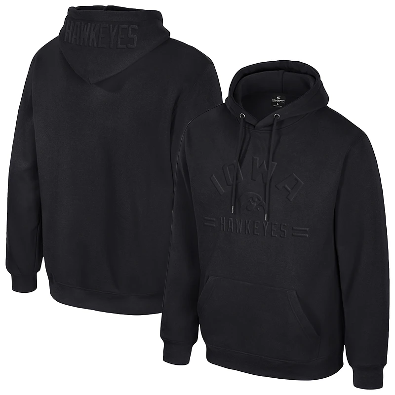 Men's Colosseum Black Iowa Hawkeyes New Member Hoodie