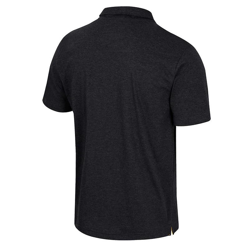 Colosseum Noir Iowa Hawkeyes No Problemo Polo pour homme