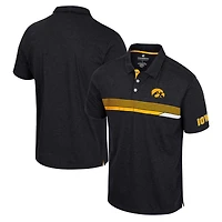 Men's Colosseum  Black Iowa Hawkeyes No Problemo Polo