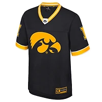 Men's Colosseum  Black Iowa Hawkeyes Nothing But The Hits Football Jersey
