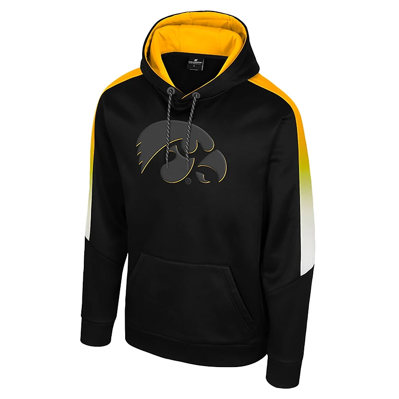 Sweat à capuche noir The Gang des Iowa Hawkeyes pour homme Colosseum