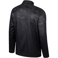 Men's Colosseum  Black Iowa Hawkeyes The Machine Half-Zip Jacket